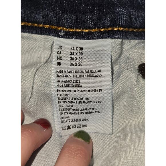 American Eagle Extreme Flex Original Boot Cut Jeans Men's Size 34 x 30 - Picture 4 of 9